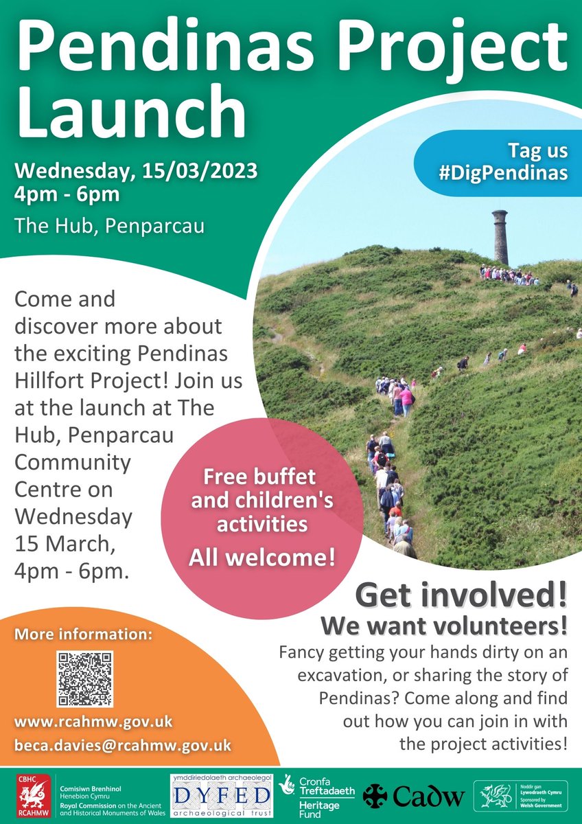 CBHC / RCAHMW (@rcahmwales) on Twitter photo Lansiad Prosiect Bryngaer Pendinas | Pendinas Hillfort Project Launch
📆15/03/2023
⏰4pm - 6pm
📍Yr Hwb / The Hub, Penparcau, SY23 1RU
Rhad ac am ddim, croeso i bawb! | Free event, everyone is welcome!
eventbrite.co.uk/e/lansiad-pros…
#CloddioPendinas #DigPendinas <a href="/RC_Archive/">CB_Archif/RC_Archive</a> <a href="/RC_Survey/">CB_Arolygu / RC_Survey</a> Lansiad Prosiect Bryngaer Pendinas | Pendinas Hillfort Project Launch
📆15/03/2023
⏰4pm - 6pm
📍Yr Hwb / The Hub, Penparcau, SY23 1RU
Rhad ac am ddim, croeso i bawb! | Free event, everyone is welcome!
eventbrite.co.uk/e/lansiad-pros…
#CloddioPendinas #DigPendinas <a href="/RC_Archive/">CB_Archif/RC_Archive</a> <a href="/RC_Survey/">CB_Arolygu / RC_Survey</a>