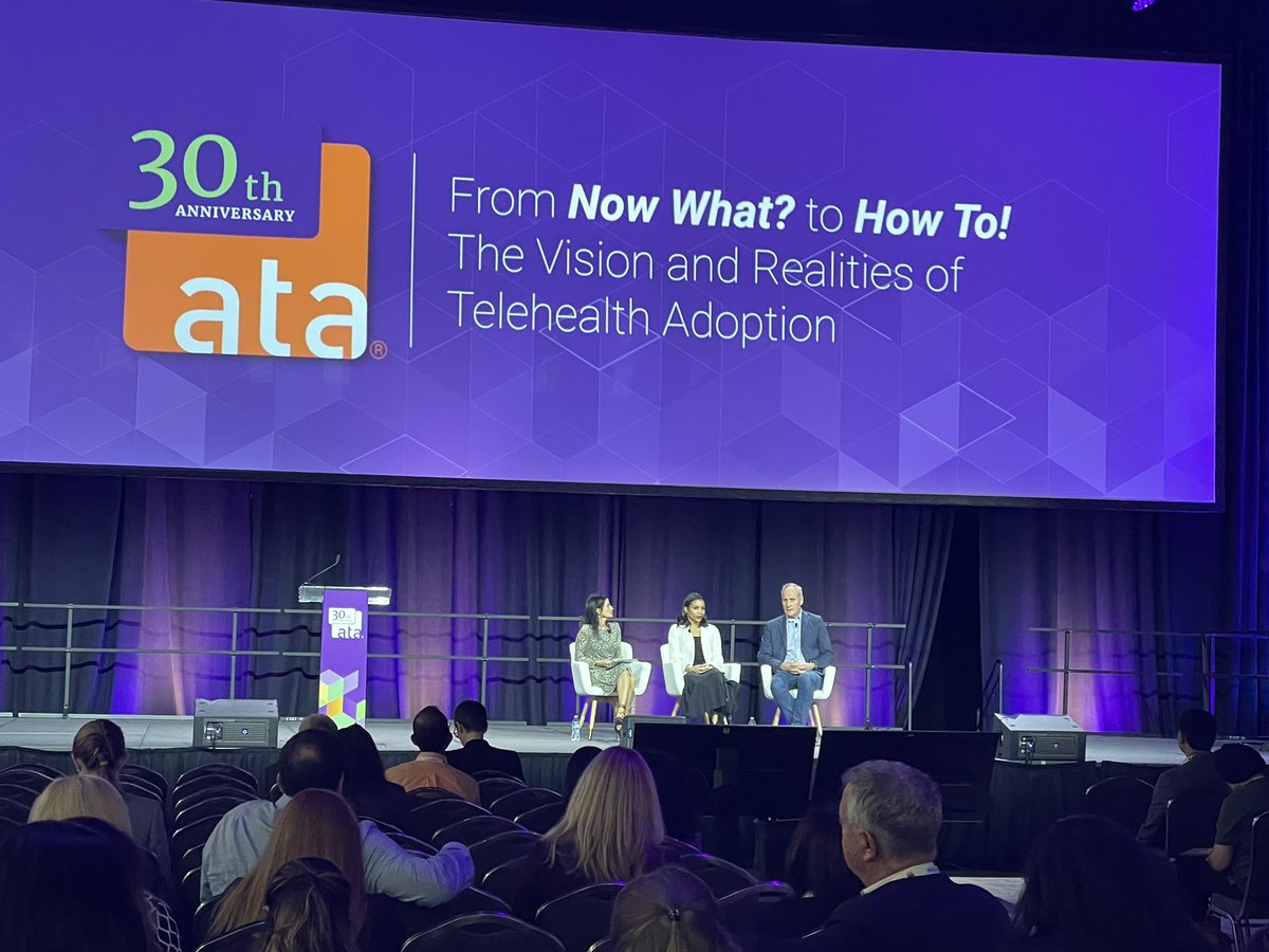 Gil_Bashe's tweet photo. .@jessdamassa guides an important conversation on #patientexperience and #telehealth @AmericanTelemed #ATA2023. https://t.co/4xB2k5YtaL