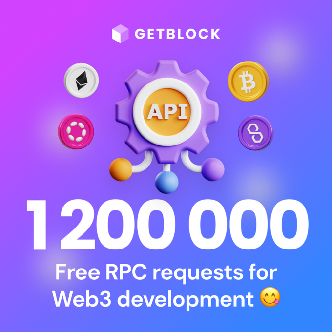 cryptobiger's tweet image. In blockchain we trust. GetBlock supports thousands of Web3 apps with API node infrastructure🚀 ✅Cost-efficient, flexible and reliable RPC provider with a free plan for 40.000 requests/day.