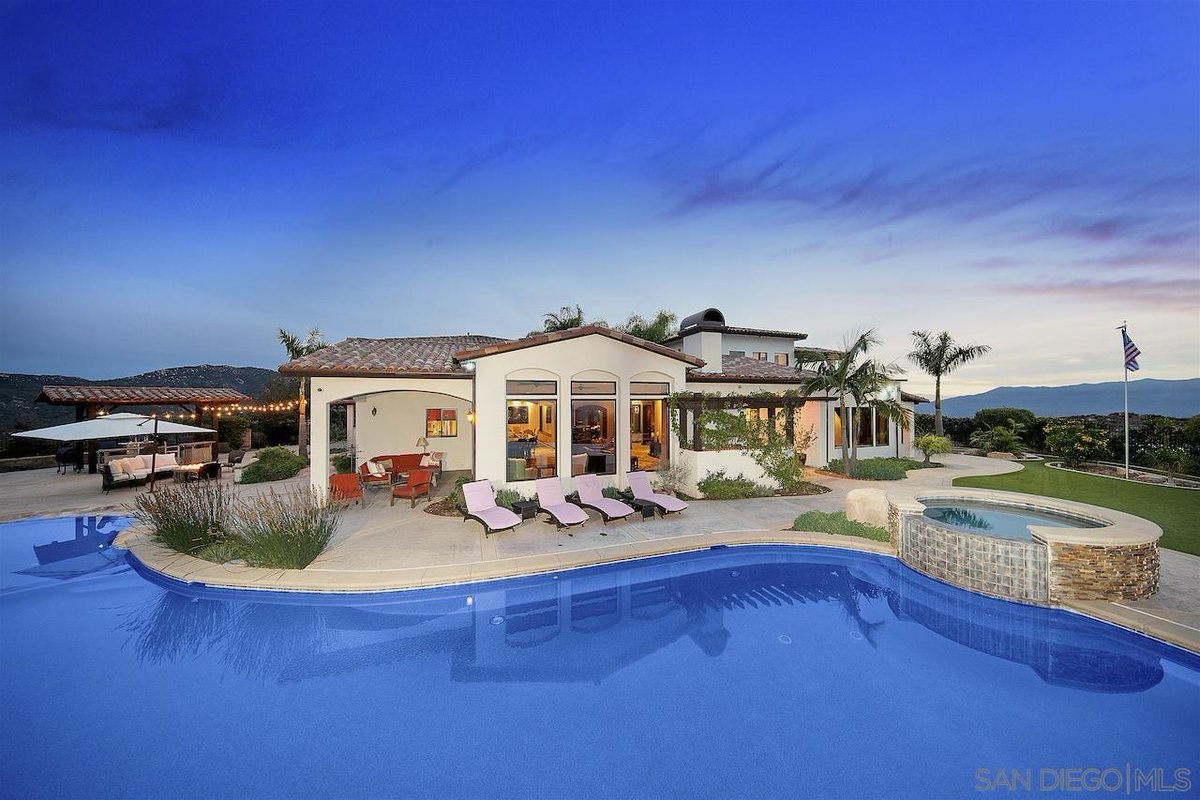 Beautiful Jamul Estate!

Kick off your shoes for a bit of in-home relaxation, or kick off your heels and party into the night on this sprawling property, featuring game room, pool/spa, fire pit, outdoor shower, waterfalls, batting cage and stables.

>> bit.ly/3dyPrUk