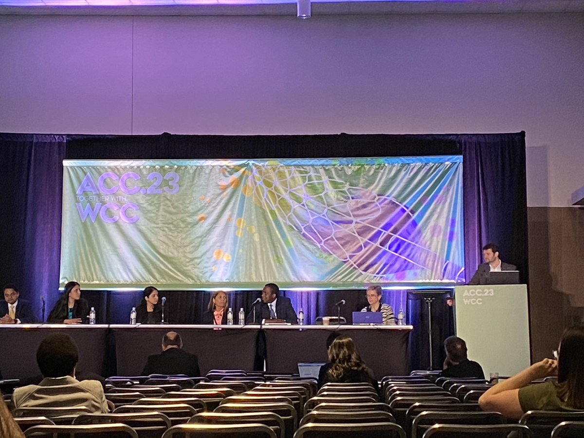 My UVA mentor ⁦@mazimba_sula⁩ moderating the cardiac sarcoidosis session at ACC.23. ⁦@ACCinTouch⁩ ⁦@CardioUva⁩ ⁦@UvaDOM⁩ ⁦@UVACardsFellows⁩ #ACC23