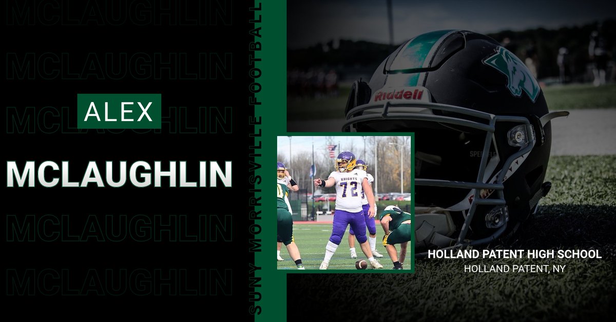 MvilleMustangFB's tweet photo. Staying in the 315 !

OL Alex McLaughlin
🏫Holland Patent High School
📍 Holland Patent, NY

#TheVille🐎
#StangGang https://t.co/EeanQFNkpo