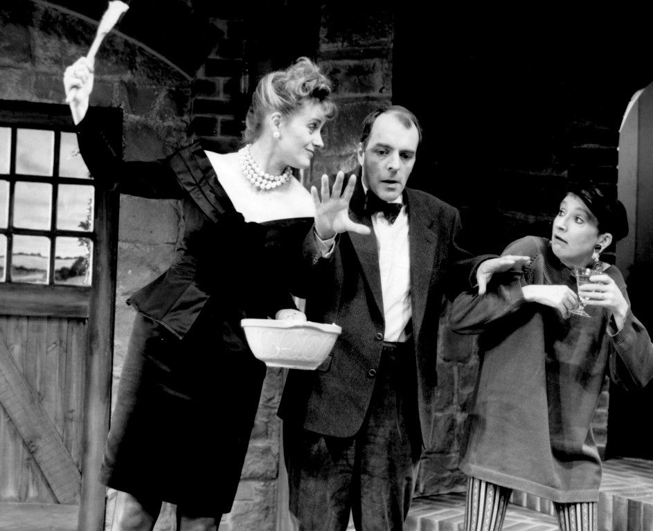 bslade1969's tweet photo. On the anniversary of the passing of Simon Cadell another that missed the cut - Don't Dress for Dinner, with Jane How and Su Pollard. #simoncadell #croftandperry #hidehi https://t.co/By8y091P6v