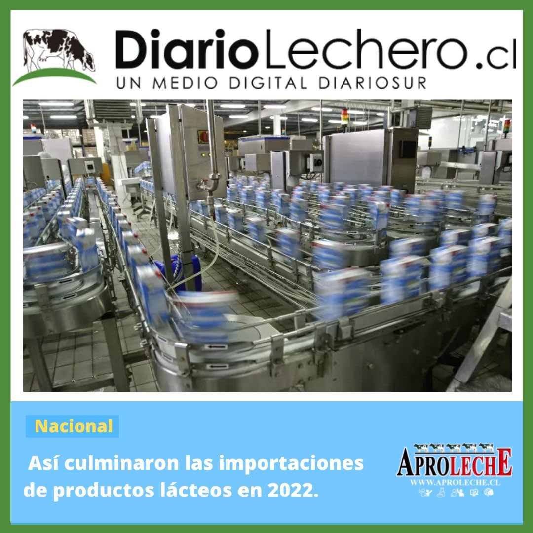 🌐  Diario Lechero

📌 Así culminaron las importaciones de productos lácteos en 2022

👉🏻 Para leer nota completa, los invitamos a ingresar a nuestra web bit.ly/3JhO5dM