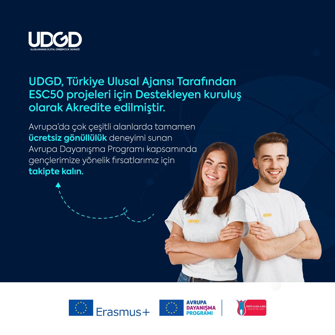 faik_tanrikulu's tweet photo. Başkanlığını yürüttüğüm “UDGD”bir başarıya daha imza attı .🙌
17 ile 30 yaş aralığındaki gençlerin başvurabildiği projeler 2 ile 12 ay arasında 🇪🇺AB ve komşu ülkelerinde gönüllü olarak çalışma fırsatı sunuyoruz.
Daha fazlası için takipte kalın.
🏹🎯 🇪🇺
#udgd #ulusalajans #ab https://t.co/BfCmw90K3P
