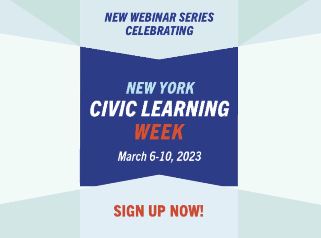 Join me to talk about brain development and civics in elementary school. There’s so many Opportunities!! to support both
Wednesday 3/8. More info-
democracyreadyny.tc.columbia.edu