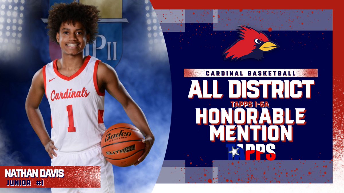 JPIIHSSports's tweet photo. Congratulations to these three @JPIIHoops Cardinals on their All District Honorable Mention honors! 🏀 Nathan Davis/Alex Russell/Cody Taylor https://t.co/tSApF5Il43