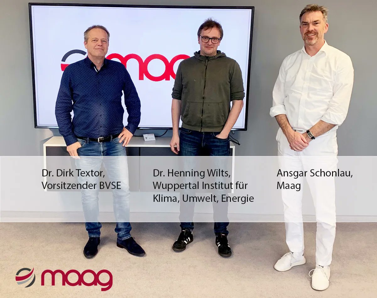 Wie müssen Produkte designt sein, damit sie nach dem Recycling in hochwertige, langlebige Produkte einfließen können? Herzlichen Dank für den konstruktiven Austausch <a href="/HenningWilts/">Henning Wilts</a> und @DirkTextor
#maag #recycling #circular #circulareconomy #sustainability #PP