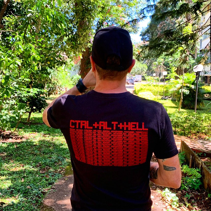 DJ_Hopper's tweet photo. T-shirt CTRL+ALT+HELL @play_dance_repeat_ #tshirtdesign #ctrlalthell #antipreconceito https://t.co/oNTennKCXn