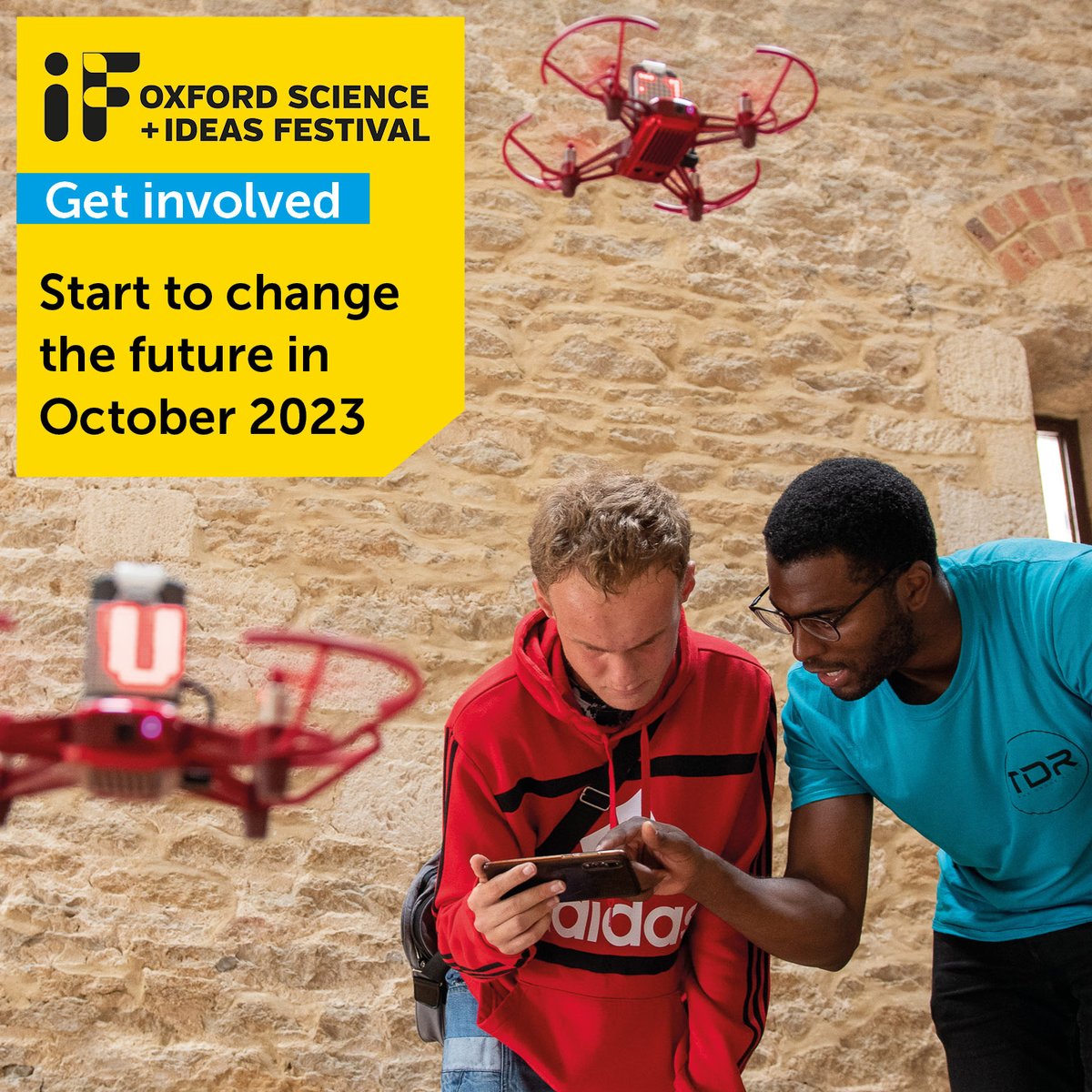 IF Oxford (@oxford_if) on Twitter photo Sharing your research at IF Oxford could inspire someone to pursue a STEM career. Make a difference!
#IFOx2023
Express interest by 31 Mar
if-oxford.com/get-involved
@enterprisingox
<a href="/EngineerTrust/">The Engineering Trust</a>
<a href="/OxfordSciEnt/">Oxford Science Enterprises</a>
@OxLEPSkills
<a href="/OAS_UKAEA/">OxfordshireAdvancedSkills</a>
@MTCApprentices
<a href="/TheOxfordTrust/">The Oxford Trust</a>
<a href="/TheDroneRules/">TDR</a> Sharing your research at IF Oxford could inspire someone to pursue a STEM career. Make a difference!
#IFOx2023
Express interest by 31 Mar
if-oxford.com/get-involved
@enterprisingox
<a href="/EngineerTrust/">The Engineering Trust</a>
<a href="/OxfordSciEnt/">Oxford Science Enterprises</a>
@OxLEPSkills
<a href="/OAS_UKAEA/">OxfordshireAdvancedSkills</a>
@MTCApprentices
<a href="/TheOxfordTrust/">The Oxford Trust</a>
<a href="/TheDroneRules/">TDR</a>