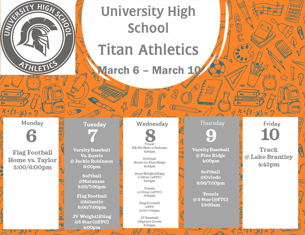<a href="/UHSTitans411/">Titans News NeTwork</a> <a href="/UHSTitansSB/">UHS Softball</a> <a href="/UHSTitanStrong/">UHS Weightlifting</a> <a href="/UHSFlagFB/">UHS Flag Football</a> @UnivHSBaseball <a href="/uhsdrysdale/">UHS Drysdale</a>