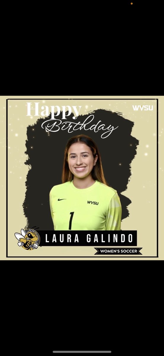 Birthday Announcement! Over the weekend we had a birthday to celebrate, Happy Birthday to Laura Galindo. We hope you have a wonderful day! #wvsusoccerbirthday