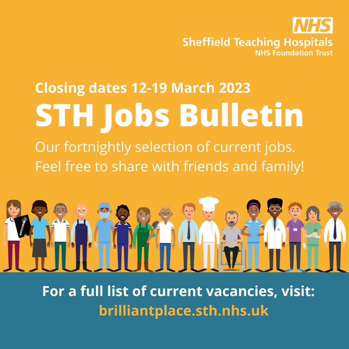 Sheffield Hospitals on Twitter "📢On the hunt for a job? Check out out