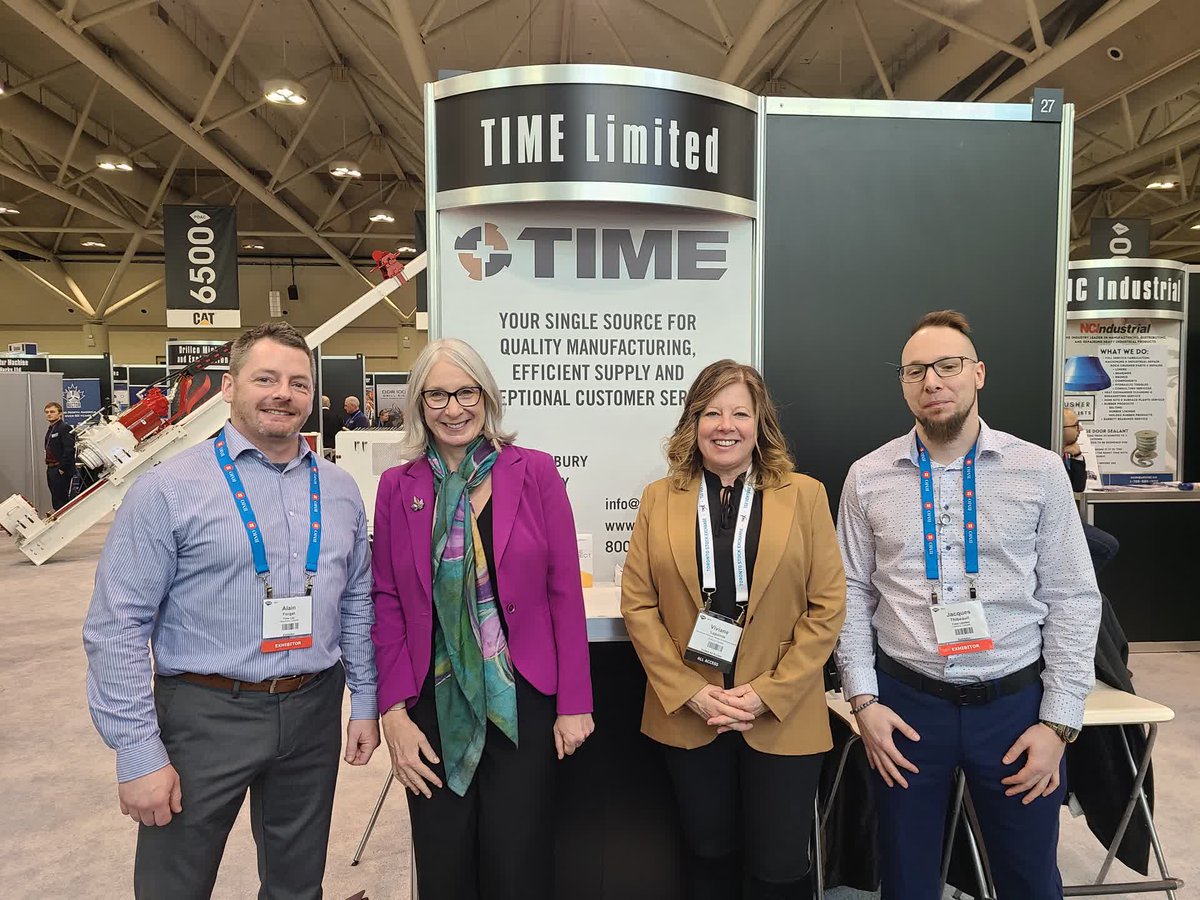TIME Limited is setup and ready at this years PDAC convention in Toronto, Ontario. Come drop by our booth and see what we are up to. We would love to chat.

Booth 6501N, Kiosk #27

#Mining #PDAC2023