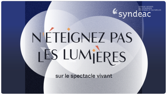 Signez la pétition @Syndeac : Le nombre de spectacles connaîtra une baisse gravissime l’an prochain. Le service public de l’art et de la culture est en danger. Nous dénonçons l’indifférence du Gouvernement. <a href="/RimaAbdulMalak/">Rima Abdul Malak</a>  #NeteignezPasLesLumieres