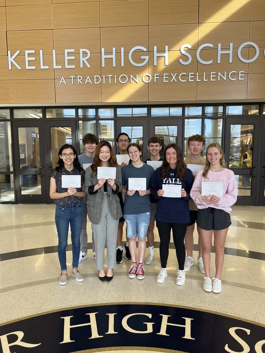 KHSIndianNation's tweet photo. Congratulations to our National Merit Scholarship Finalists! So excited for the opportunities that await you! @KellerISD #BrightFutures https://t.co/f1mUUzWybe