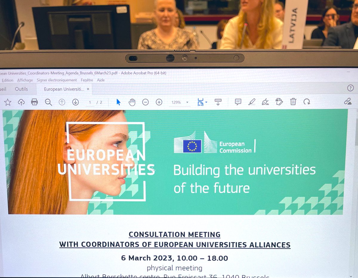 Very intense and fruitful meeting with the 44 alliances in Brussels, organised by @EUErasmusPlus. Lot of strategic and technical discussions, including the possible monitoring framework and the long-term funding of the #EuropeanUniversitiesAlliances