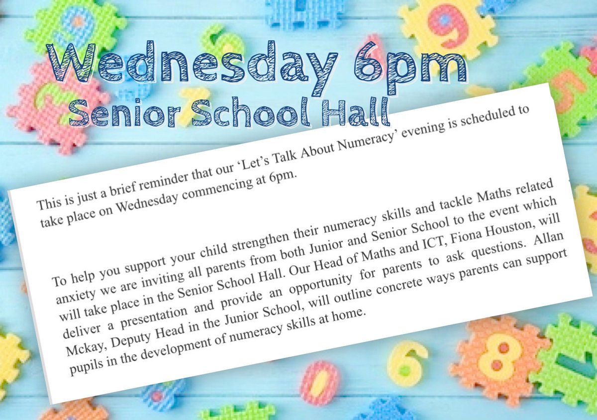 #letstalkaboutnumeracy #beyourbest #ThisIsStColumbas #mathsisfun