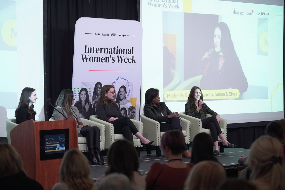 What a wonderful discussion! @MichelleYounes, @alexandras_dev, @Shea_Cole, Kirsi Maharaj @susan_odle thank you for your insights on succeeding as women in the business community. #IWW2023 #WeMeanBusiness