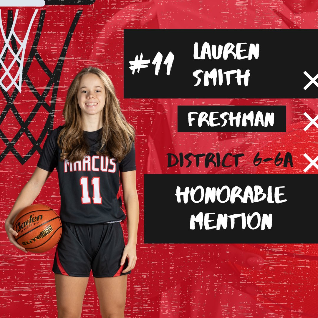 Congratulations Lauren on being named district 6-6A honorable mention!!