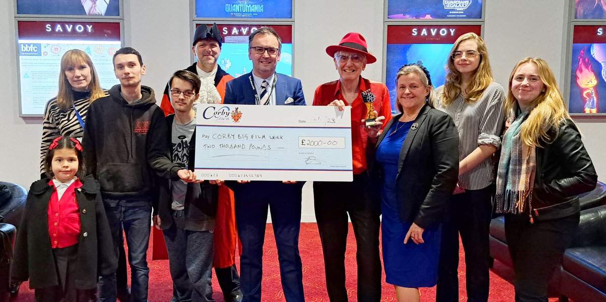 Corby Town Council were delighted to be able to support <a href="/CorbyFilm/">Corby Big Film Week</a>  4 by awarding a grant of £2k to <a href="/CicMedia/">HD Media CIC</a> who hosted the event which ran from Sunday 26th – Tuesday 28th February 
6 different films were shown at <a href="/Savoy_Corby/">Savoy Cinema Corby</a> which were completely free of charge to the public