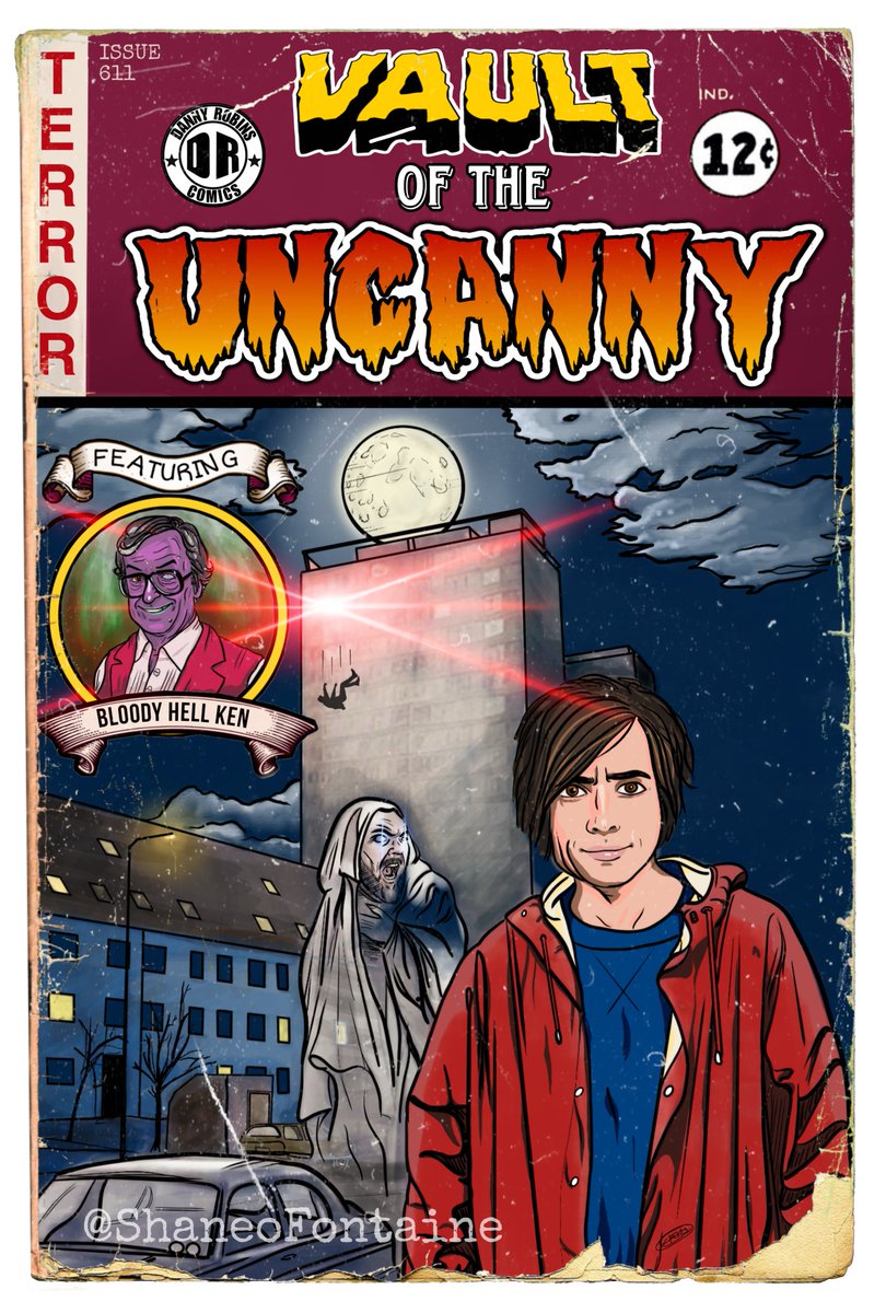 Re-listening to the AMAZING #uncanny and decided to give #BloodyHellKen the old, comic book treatment. #UncannyCommunity