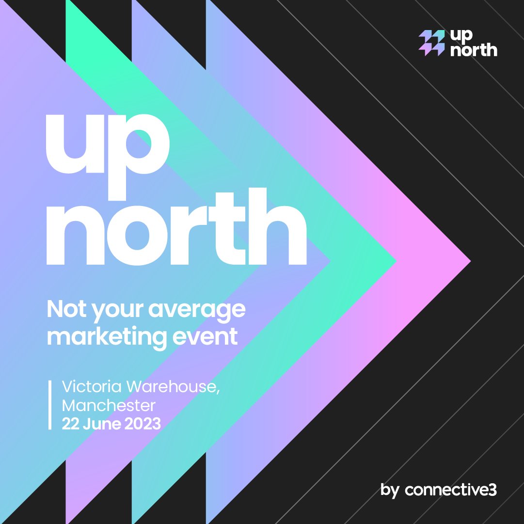 🚨BIG NEWS🚨

Introducing....Up North🎉

We are excited to announce our 400 attendee, one-day marketing festival taking June 22nd 2023!

🌟24 speakers across two stages
📅22 June, 2023
📍Victoria Warehouse, Manchester
🎫Free tickets 

For info visit lnkd.in/g4Bg46ut