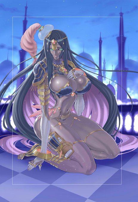 #今までで作画カロリーMAXの作品上げようぜ
地味に装飾品をひとつひとつ描いていたら倒れそうになった😵 