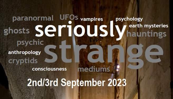 Come and join us for this years Seriously Strange Conference at the University of Bath, the 2nd/3rd September 2023. Special offer Early Bird tickets £30.00. You can book your place, accommodation and Gala evening by following the link 
tickettailor.com/events/assapas…