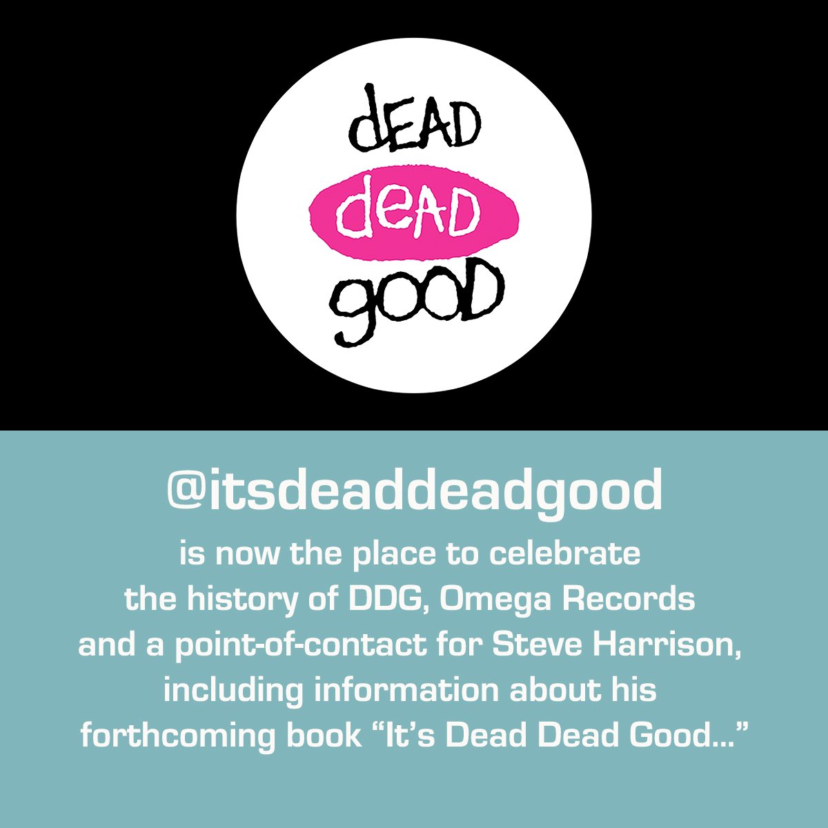 Please follow Steve Harrison at @itsdeaddeadgood for updates about the forthcoming book 📚 & history about #DDG & #OmegaRecords 

#steveharrison | #itsdeaddeadgood | #recordshop | #recordlabel | #manager | #SteveH | #deaddeadgoodrecords | #dancelabel | #transworldrecords