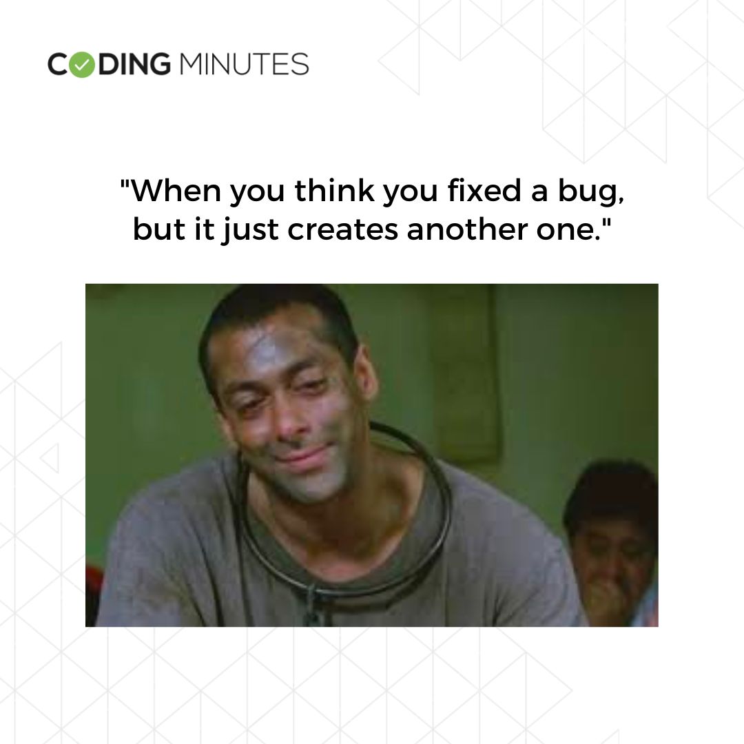 MinutesCoding's tweet image. Oh #Coding tere naam humne kiya hai jeevan apna saara sanam 🥲🥲

#CodingMinutes #Memes #Programming