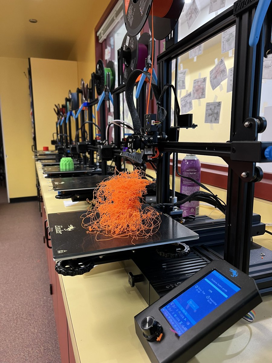 bushr1's tweet image. You win some, you loose some. 

This @tinkercad #codeblocks basket didn’t quite work out. 
 
#3Dprinting #edtech #coding #creativecomputing #csforall