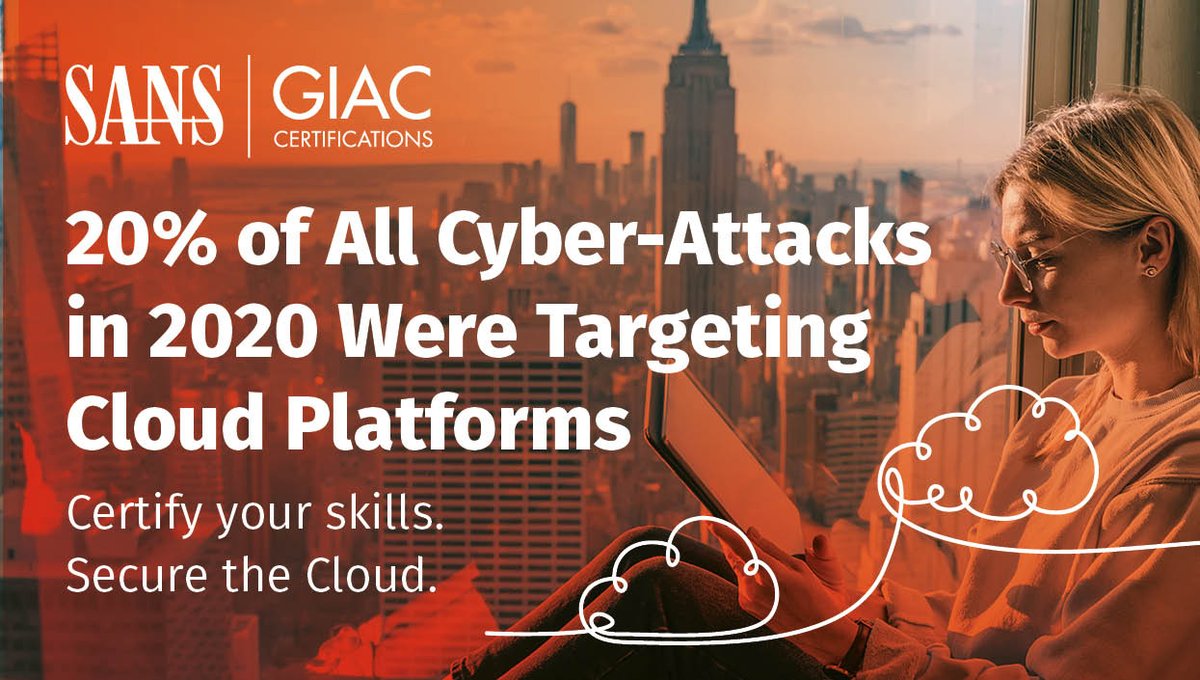 SANSInstitute's tweet photo. Launch your cloud security career with GIAC certifications βοΈ π
@CertifyGIAC's #GCTD and #GCFR Certifications provide practitioners with the tools they need to secure the #Cloud across all platforms.
https://t.co/0rOvh7CkL0
#SANSTraining #CloudSecurity https://t.co/AP7iQ3XZMZ