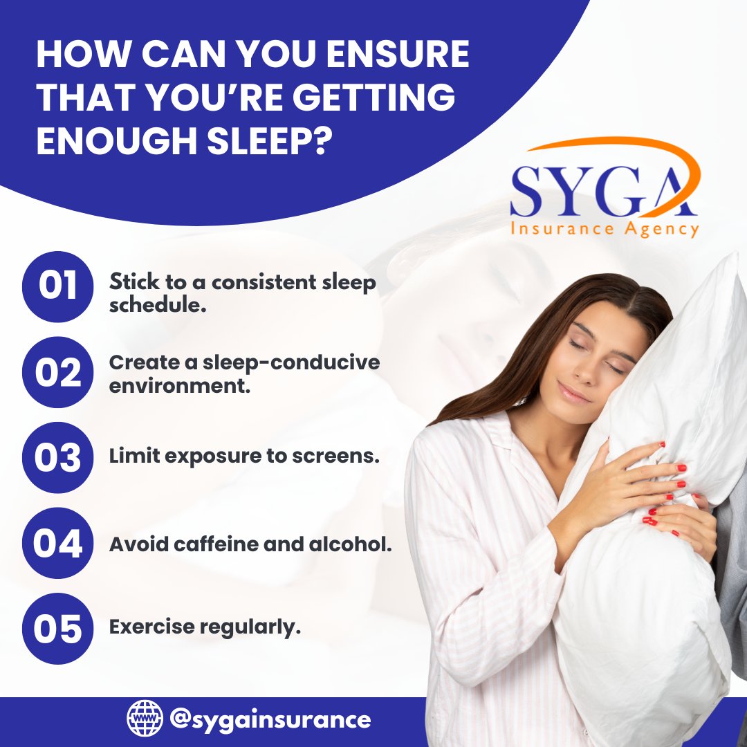 SygaInsurance's tweet photo. #Sleep is essential for #success and can not be neglected. A #well-rested mind and body can lead to better focus, creativity, and physical health, making it easier to achieve your goals and #succeedinlife. So, the next time you’re tempted to skip a good night’s sleep in pursu ... https://t.co/E7KHn7z19h