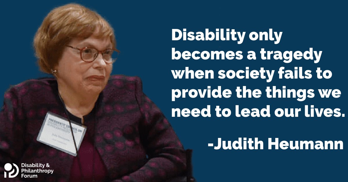 Disability & Philanthropy Forum tweet media