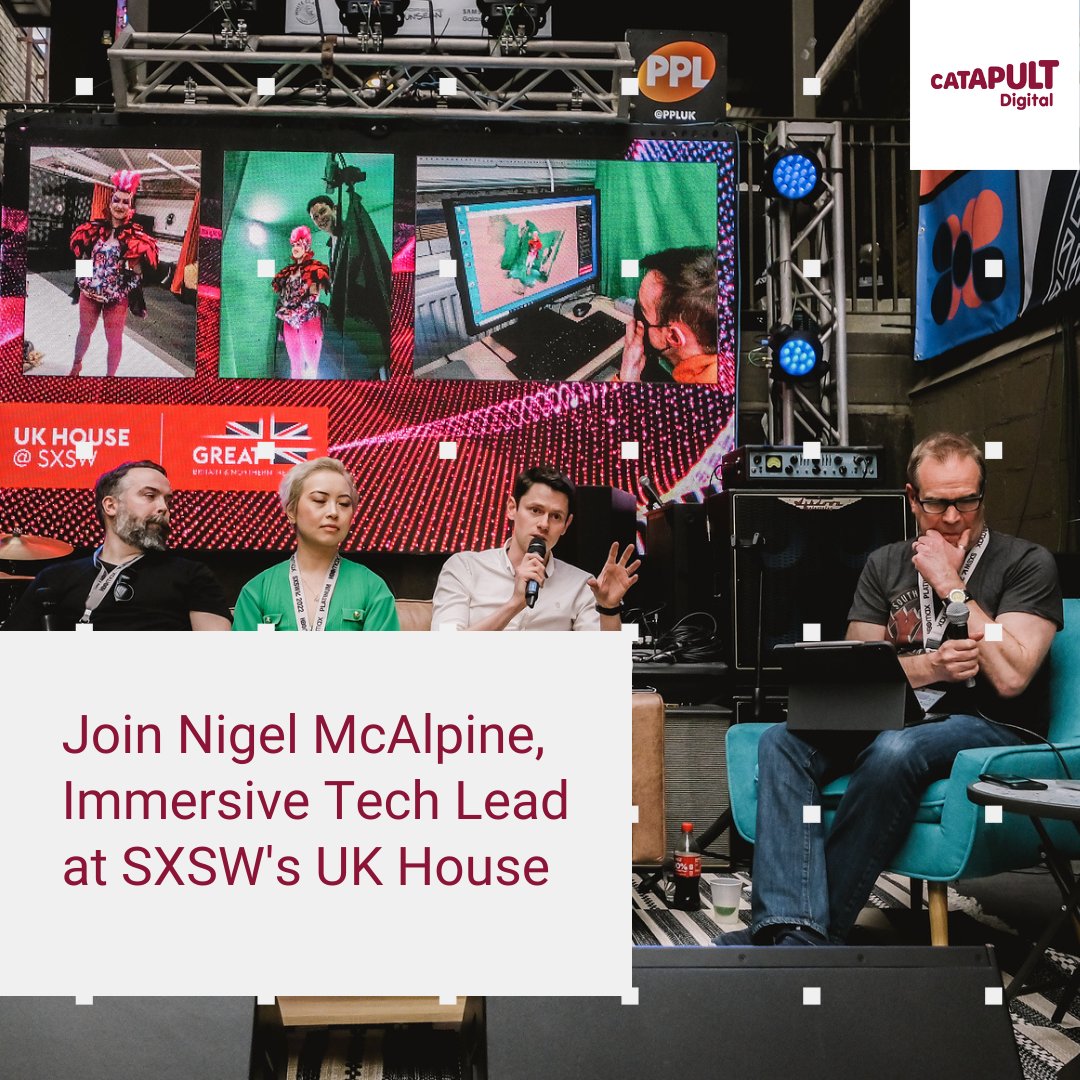 🐓🐣 Curious about the age-old question? Creativity & technology, which drives which? Digital Catapult's Immersive Technology Lead, Nigel McAlpine @chipster30, will ask industry pioneers @deepamann_kler, @naomi_mcgregor_ & Zoe Seaton at #SXSW. 👉 ow.ly/pWBh50N65ro