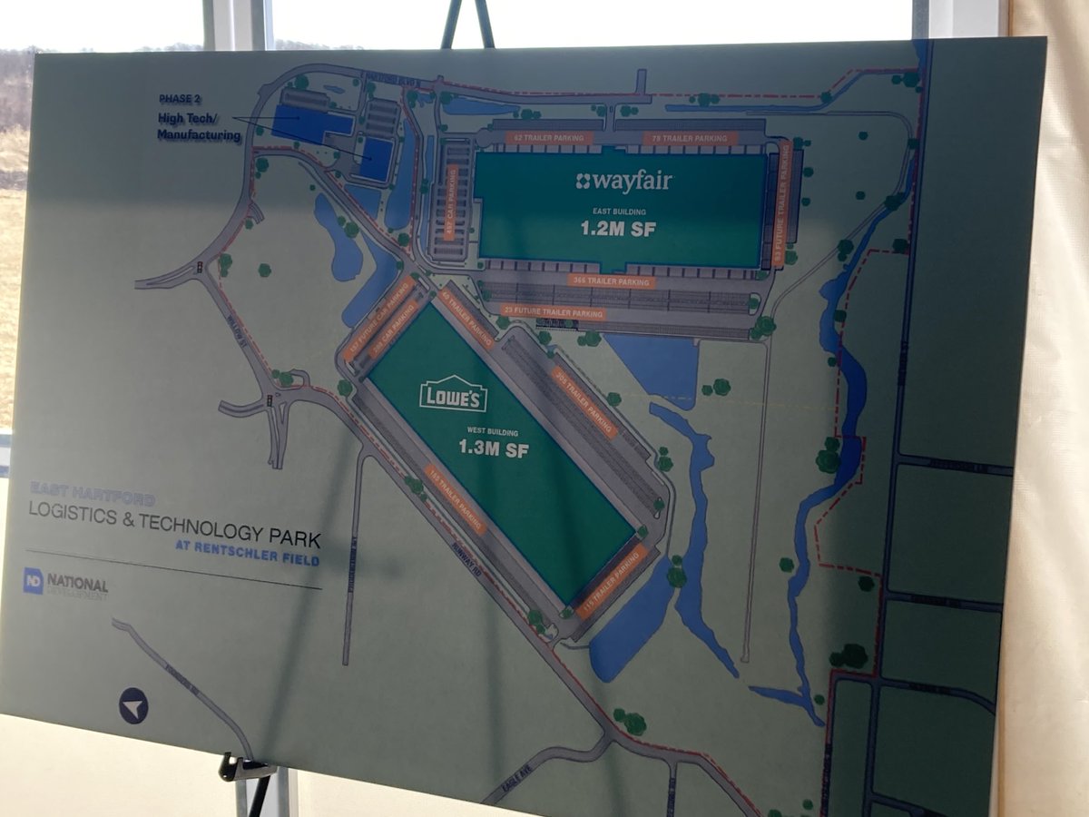 Wonder who is coming to the mega warehouses in East Hartford? Here's the answer