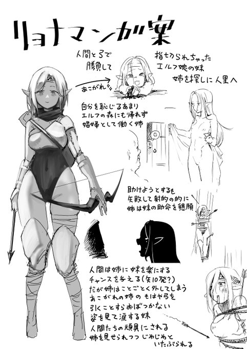 こんな感じのをいつか同人で描いてみたいな案🧐 