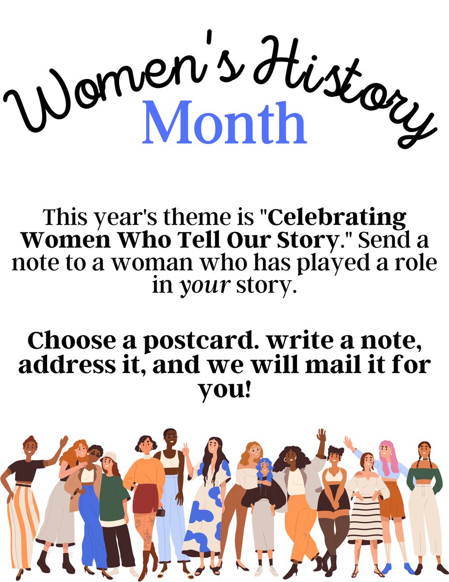 Who would you choose to send a postcard to? #WomensHistoryMonth
