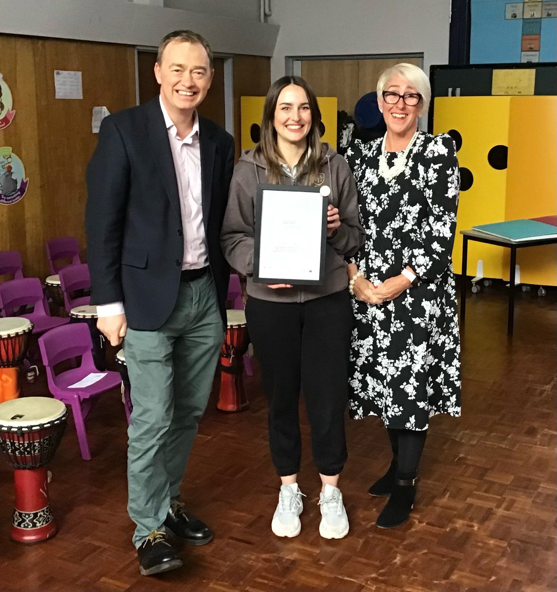 St Thomas's School (@tommyskendal) on Twitter photo Thank you <a href="/timfarron/">Tim Farron</a> for coming into school to present three new exciting awards.
⭐️ Platinum Sports Mark Award, for the second time running.
⭐️ PSQM Science Mark
⭐️ The <a href="/BritishCouncil/">British Council</a> Intermediate International School Award.
<a href="/gazettenewsdesk/">Westmorland Gazette</a> <a href="/YourSchoolGames/">School Games</a> Thank you <a href="/timfarron/">Tim Farron</a> for coming into school to present three new exciting awards.
⭐️ Platinum Sports Mark Award, for the second time running.
⭐️ PSQM Science Mark
⭐️ The <a href="/BritishCouncil/">British Council</a> Intermediate International School Award.
<a href="/gazettenewsdesk/">Westmorland Gazette</a> <a href="/YourSchoolGames/">School Games</a>
