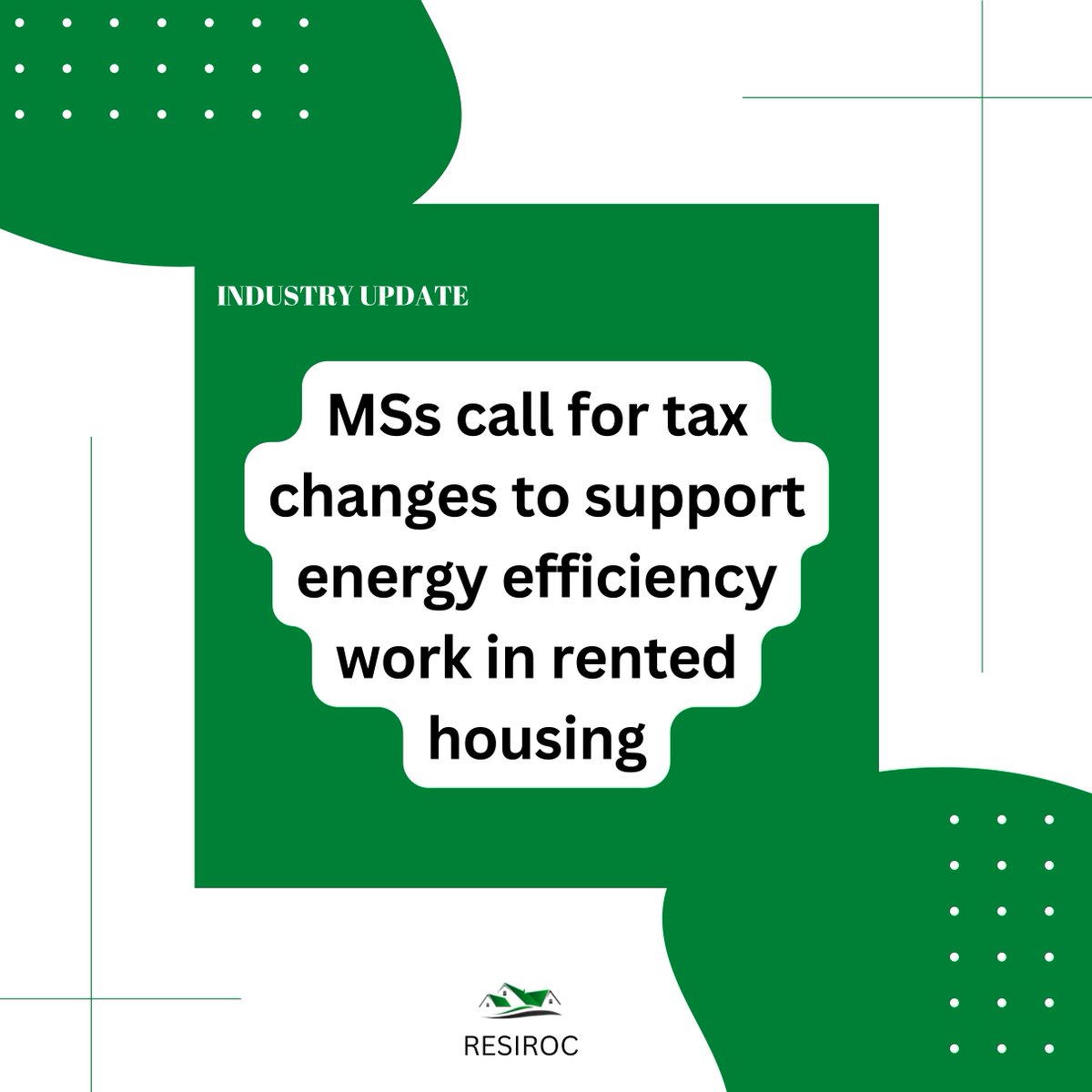 resiroc's tweet photo. NRLA reports that MSs need tax measures to encourage energy efficiency projects in rental property.

Read the full article here: https://t.co/xfn27r9zuA

Visit our website - https://t.co/6St4OKAJSY
#industrynews #landlorduk #energyefficiency https://t.co/YcxFYVkbRa
