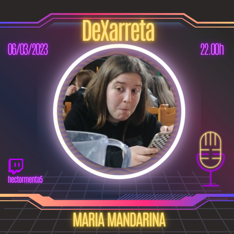 Ja estem ací altra volta, i què millor que amb la xiqueta de DeXarreta, <a href="/mariaamandarina/">maria🍊</a> ‼️‼️‼️

Esta nit a les 22:00 h. No seu podeu pedre🔥🔥