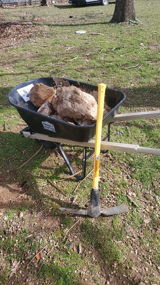 adamrichmond82's tweet photo. This shouldn't be this satisfying.  But, I'm taking advantage of the super soft ground and playing with the new pick axe, that I got for the garden. Removing these borders that have been peaking out of the dirt and tearing up my mowers all these years is… https://t.co/jOIUNAhmmn https://t.co/08D6qrdrWm