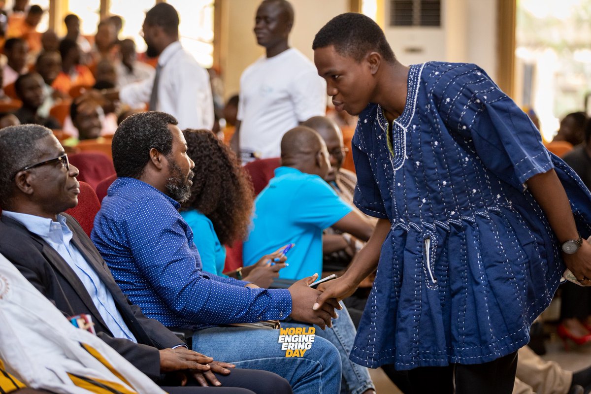 thisisanokye's tweet image. “Don’t let your problem bend you, let God’s plan straighten you. - Materials ENG.

Don’t be hacked by your problem, be programmed by God’s plan. - COMPUTER ENG.”…

Shared this and many more at the #WorldEngineeringDay2023 program held at the College of Engineering, KNUST.