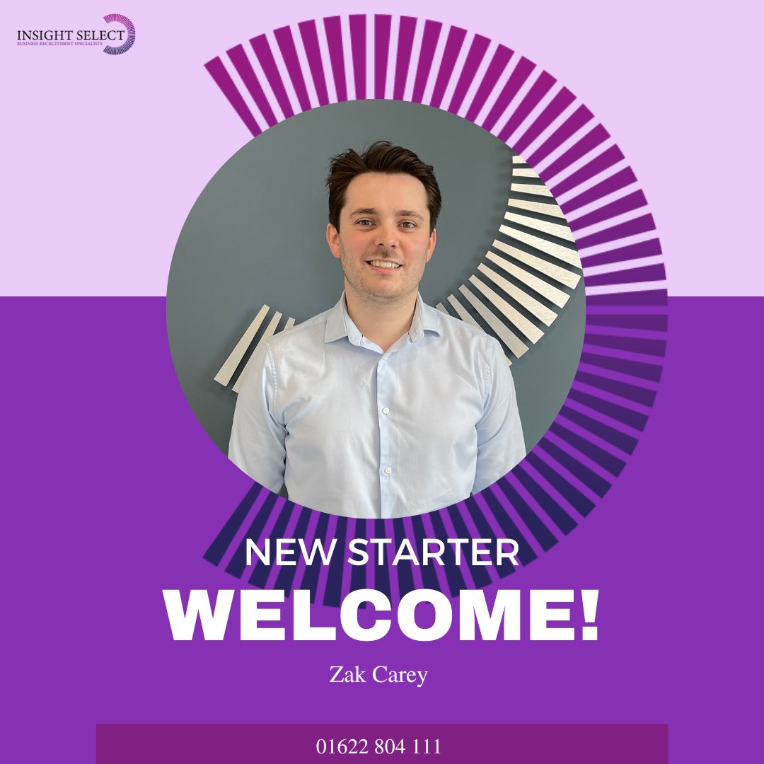 Sending a very warm welcome to Insight’s newest team member, Zak Carey. Wishing you every success in your career with us!

#newstarter #recruitmentcareer