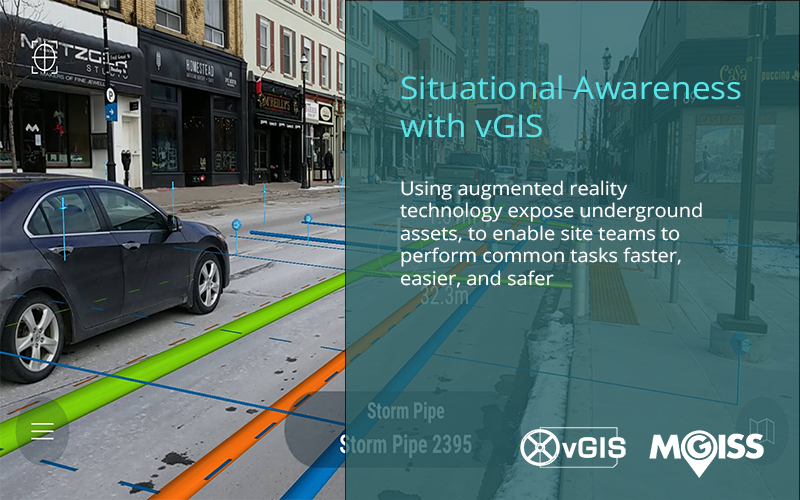 Use #AugmentedReality in real-time to display underground assets and help your team improve situational awareness before they break ground and during any dig.Our solution works with the @vGIS_Map app to provide detailed #engineering accuracy. Read more at bit.ly/3mx6R7W