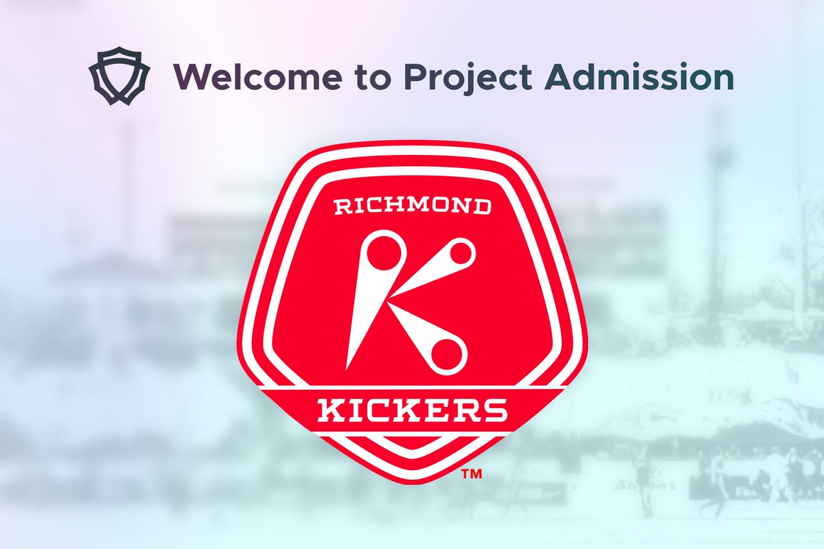 Welcome to the Project Admission family 👏 We’re excited to announce our newest USL League One partner, the Richmond Kickers! ⚽️ #usl #soccer #ticketing