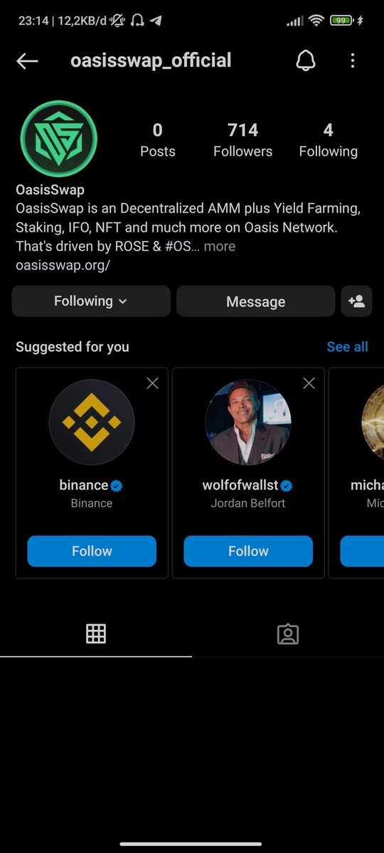 Thenextlev1's tweet photo. @OasisSwap_org Here we go!
@coinbaseusdt 
@Riskisyah11 
@Frankie53058689 

0x28C265178D3B237F5dFADFE0112f352fe9A5da77 https://t.co/E6UZb49v87