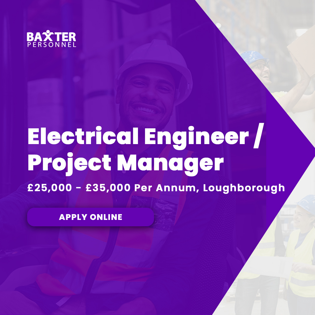 🔔 JOB ALERT - Loughborough 

👉 Electrical Engineer / Project Manager
💰 £25k - £35k per annum

Apply using the link below! 👇
apply.baxterpersonnel.co.uk/apply/182247/fb

#LeicesterJobs #Loughborough #LoughBoroughJobs #EastMidlandsJobs