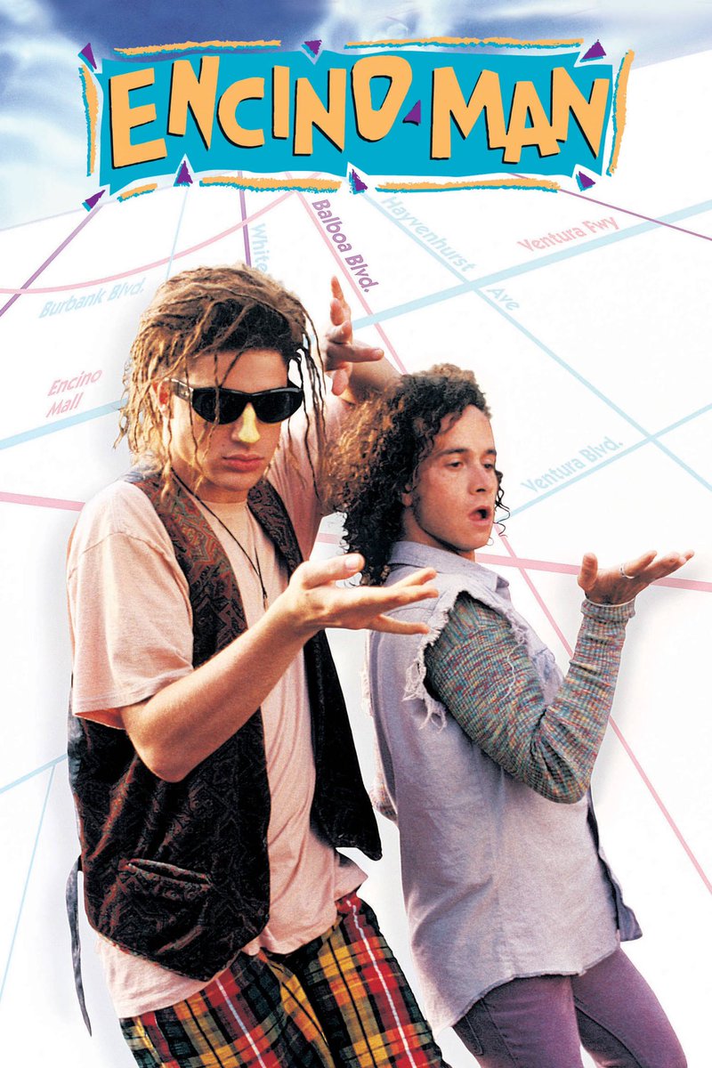 bondgriff's tweet photo. Was watching Encino Man. I had fun watching it.
#CaliforniaMan #EncinoMan #LesMayfield #BrendanFraser #SeanAstin #MarietteHartley #RichardMasur #PaulyShore https://t.co/LCcKgP8RDt